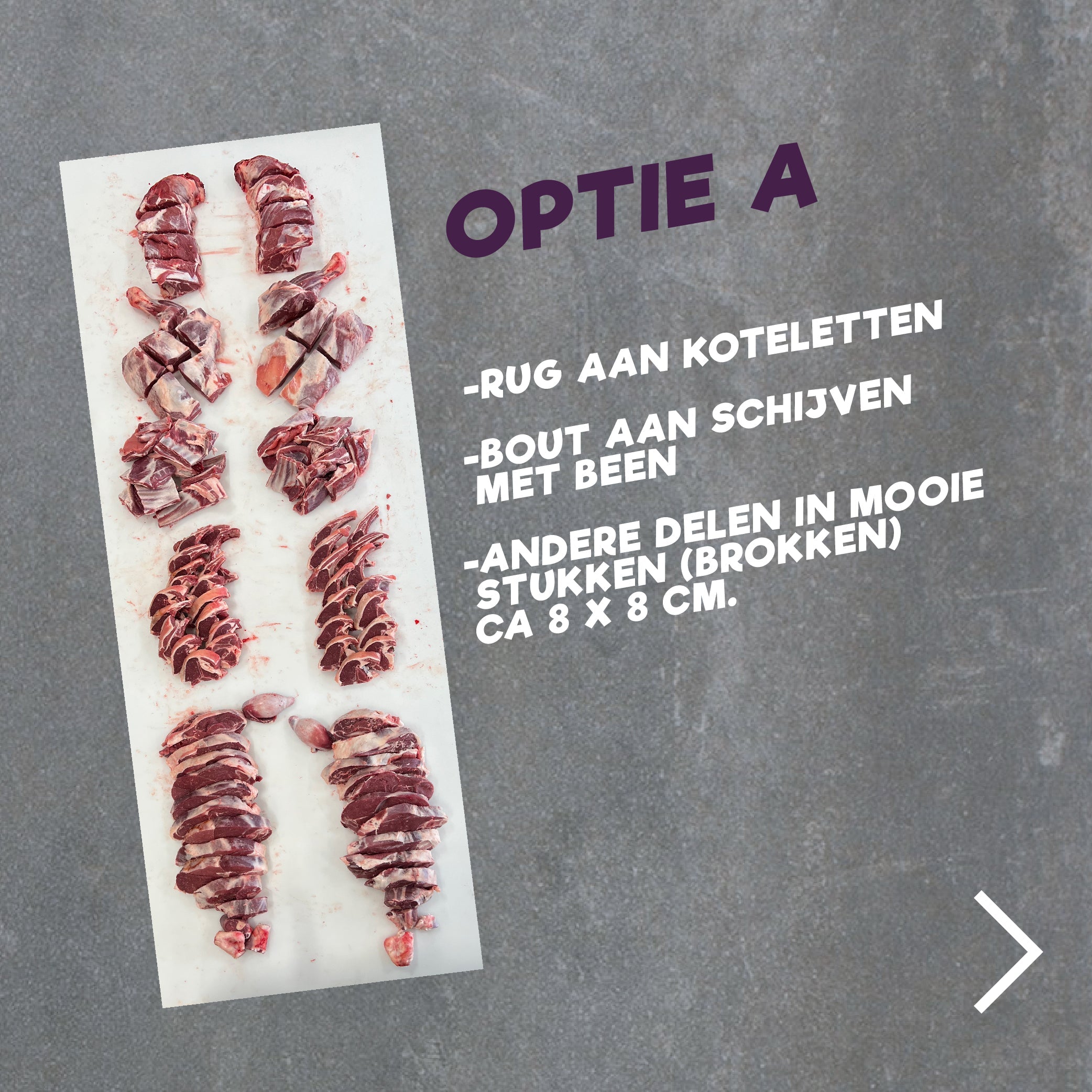 Hele Lam bestellen (Gesneden in optie A of B)